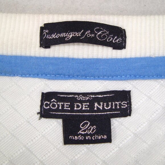 Cote De Nuits Retro Colorblock Pullover Size 2X - Picture 2 of 14